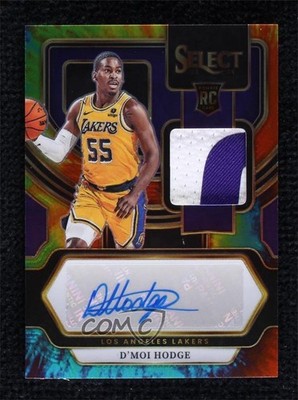 2023-24 Panini Select Rookie Jersey Tie-Dye Prizm 23/25 D'Moi Hodge Auto RC 0y2q