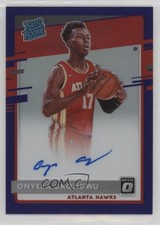 2020 Donruss Optic Rated Rookie Purple Prizm Signatures Onyeka Okongwu Auto g9t