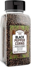 Whole Black Peppercorns, Pepper Mill Grinder Refill 9.6 Ounce