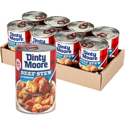 DINTY MOORE Beef Stew Ready To Eat Gluten Free No Preservative 15 oz 8 Pack