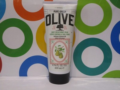 KORRES ~ PURE GREEK OLIVE HONEY PEAR BODY CREAM ~ 6.76 OZ