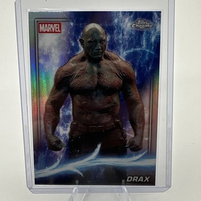 2025 Topps Chrome Marvel Studios #44 Drax Rainbow Refractor
