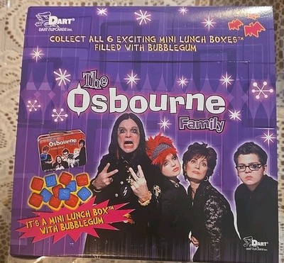 THE OSBOURNE FAMILY MINI LUNCH BOX FULL CASE OF 24 MINI LUNCH BOXES
