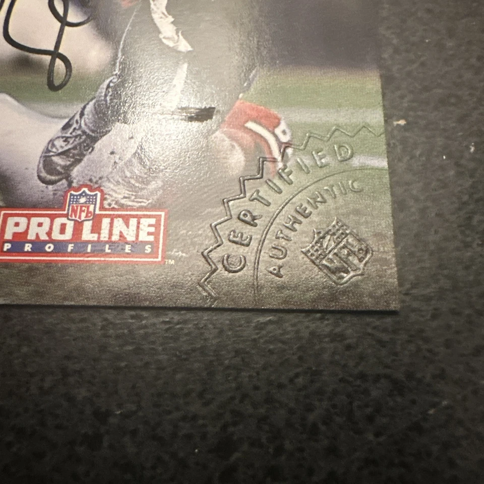 Junior Seau 1992 Pro Line Profiles card #139 autographed - Image 3 of 4