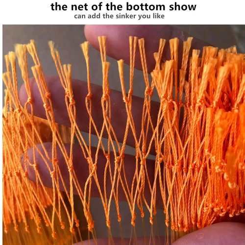 Red de nailon de pesca de tiro manual de productos semiacabados de cuerda de 0,33 mm - Imagen 13 de 13