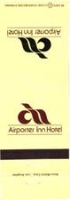 Airporter Inn Hotel, Irvine, California 215 Suites Vintage Matchbook Cover
