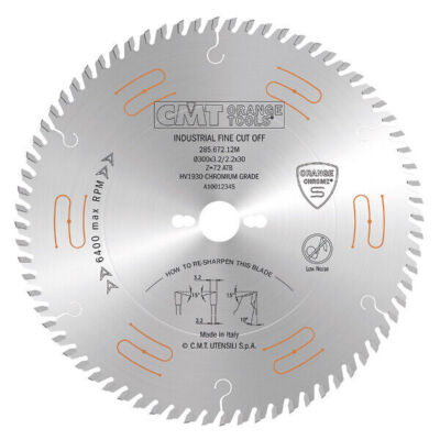 285.68-69-70 CMT CHROM- UND GERÄUSCHARME WECHSELZAHNKLINGEN, INDUSTRIESERIE