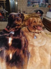 Northwest Fleece Blanket Dogs About 59" x 43"