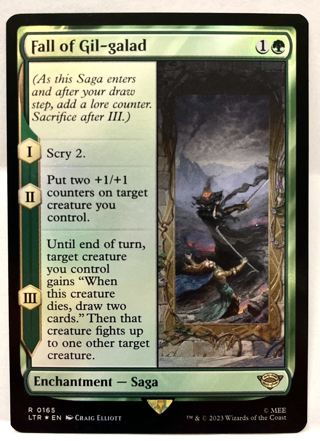 MTG Fall of Gil-galad-#0165-Universes Beyond: The Lord of the Rings-FOIL-NM