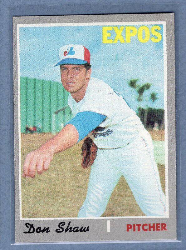 1970 Topps #476 Don Shaw  EX-MT  GO450