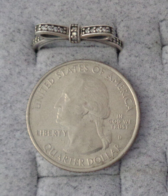 Pandora Sterling Silver CZ Stack Ring Sparking Bo… - image 2