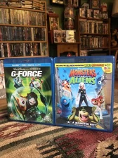 G-Force (Three-Disc DVD/Blu-ray Combo Bonus Monster Be Aliens Free Ship!!