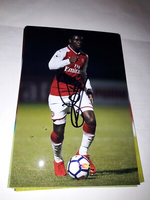 Signiertes Foto Jordi Osei-Tutu Arsenal London  NEU (2)
