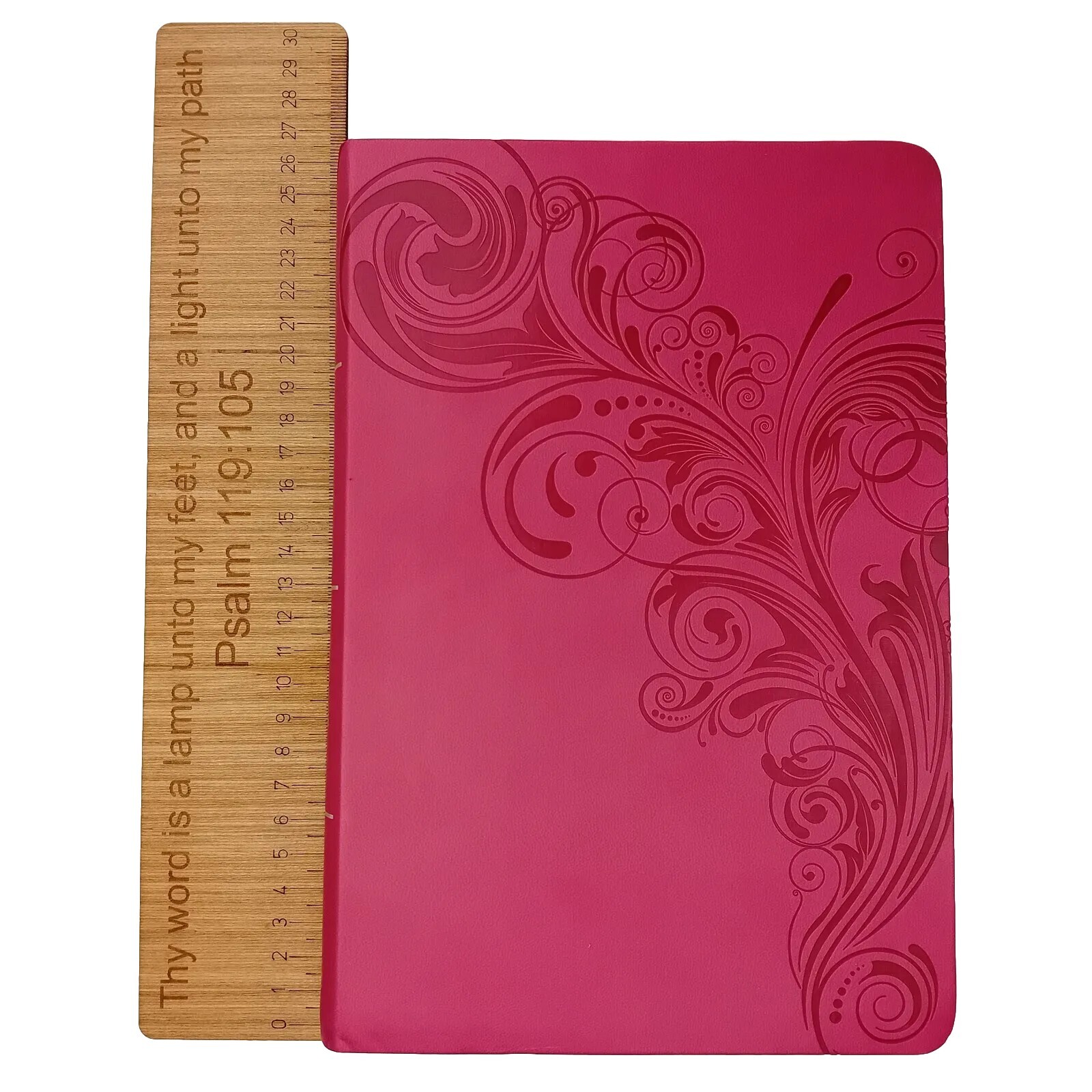 KJV Bible Giant Print Reference Pink LeatherTouch King James Version present