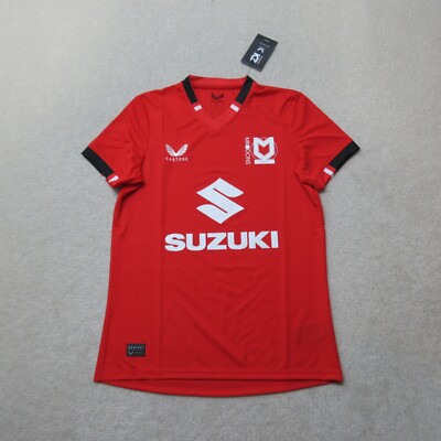 MK Dons Fußballtrikot Damen UK 12 Away Castore 23 / 24 Suzuki EU 38 Neu mit Etikett