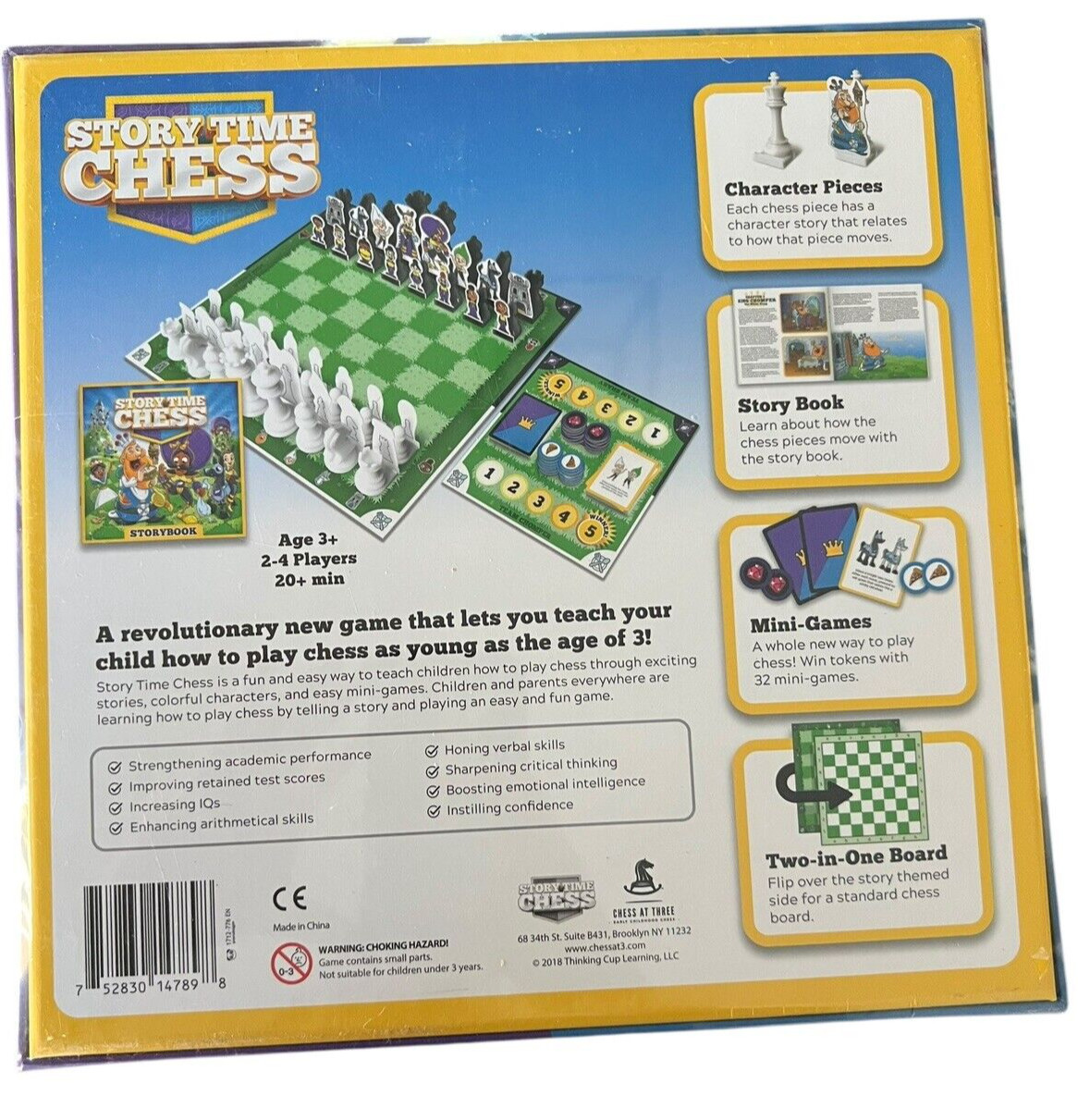 Story Time Chess 8+ Silly Stories 30+ Mini Games Read A Story/Learn Chess NEW