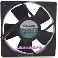 KD1212PTB2-6A 12V 3.6W 12cm 12025 3-Wire Inverter Fan
