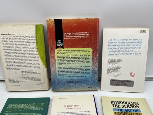 7 Religious Books Sermon Scripture Preaching Mass Evangelism Priesthood Ministry - Picture 8 of 11