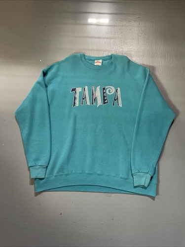Nutmeg Mills Tampa Crew Neck Pull Over Sweater Mens XXL Teal