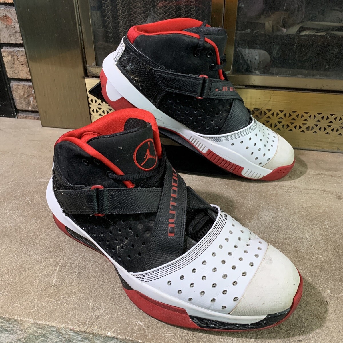 Size 12 - Air Jordan 2010 Outdoor White Red Black for sale Size 12 - Air Jordan 2010 Outdoor White Red Black for sale