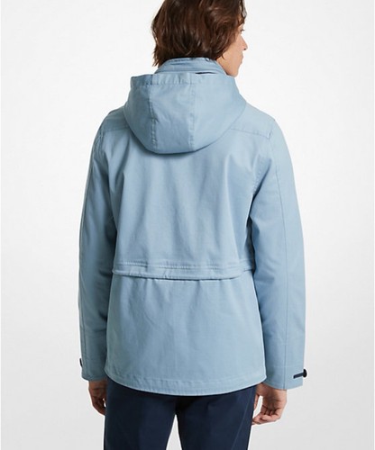 Chaqueta de campo Michael Kors para hombre con capucha azul cambray CR420599L1 talla M $398 - Imagen 2 de 4