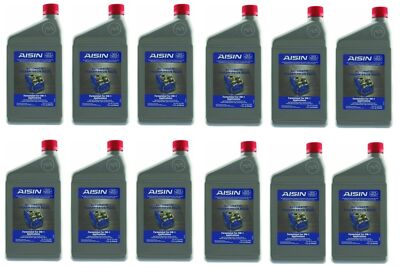 AISIN Set of 12 Quarts ATFDW1 Automatic Transmission Fluids For Honda Isuzu