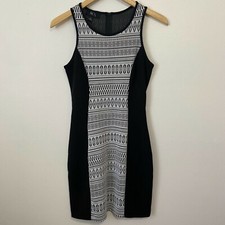 BCX Bodycon Dress Black & White Size 3