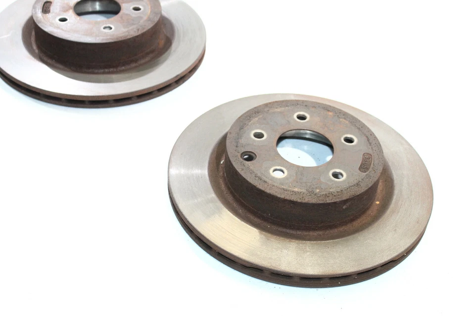 2003-2005 NISSAN 350Z 03-08 INFINITI G35 REAR ROTOR LEFT & RIGHT PAIR P771 - Image 2 of 4