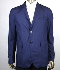  1250 Gucci Men's Navy Blue Polyester Light Weight Techno Jacket 352983 4379