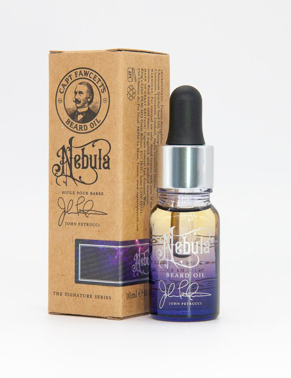 Captain Fawcett Fawcetts John Petrucci's Nebula Mens Beard Oil 10ml