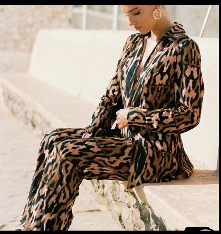 Animal print two piece outfit hotsell