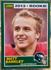 2013 Score Matt Barkley RC #404 Philadelphia Eagles