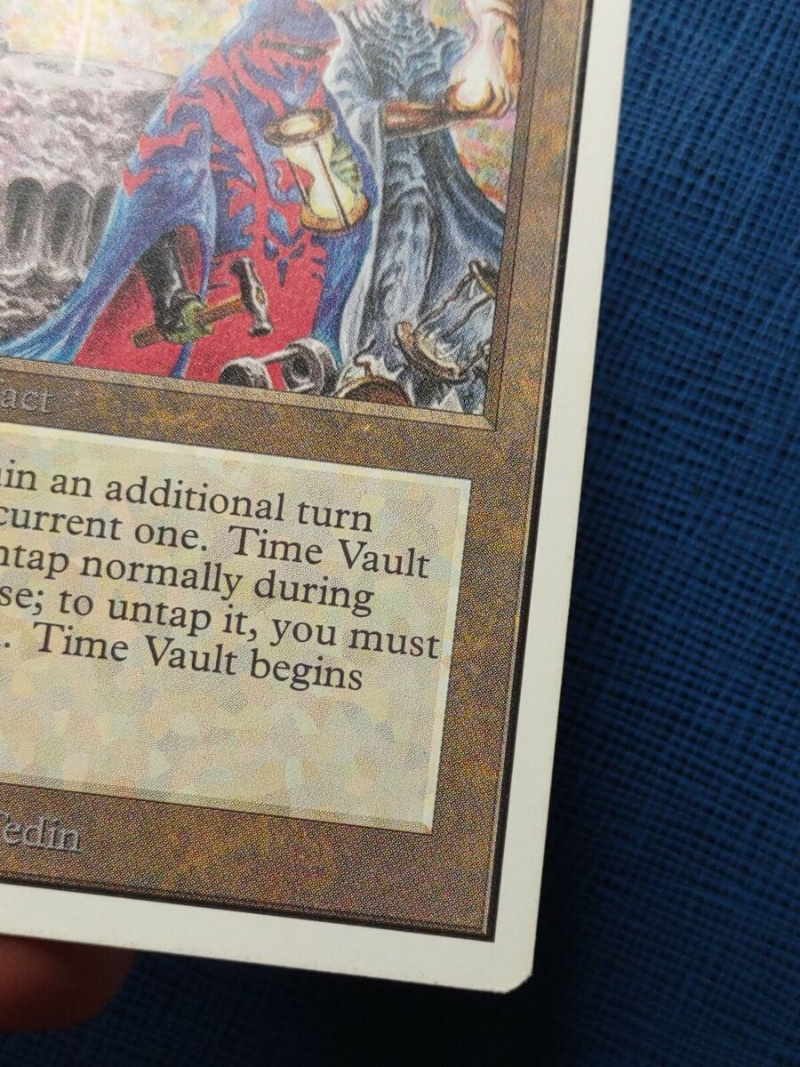 MTG 1x Time Vault LP Unlimited Edition Magic the Gathering MTG 1x Time Vault LP Unlimited Edition Magic the Gathering