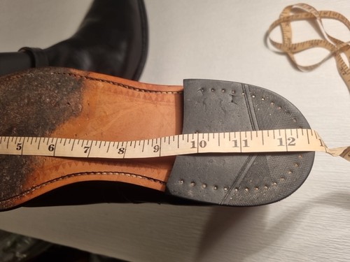 Sanders Buckle Strap Jodhpur Black Leather Boots Size Uk 11 Made In England - Picture 23 of 24