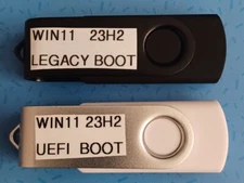 Windows 11-23H2 Boot Install USB No System Requirements 64bit PC/Laptop