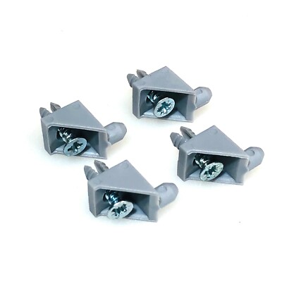 4 x IKEA 106422 GRAY Shelf Support Pins (PAX, KOMPLEMENT, TRYSIL