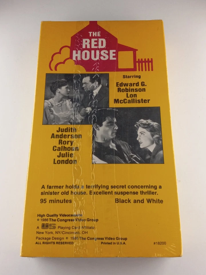The Red House (VHS) 1947 Edward G. Robinson, Lon McCallister NEW - Image 2 of 2