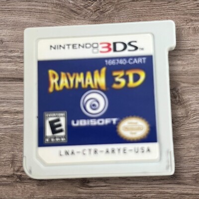 Rayman 3D (Nintendo 3DS, 2011) - Cartridge Only Authentic & Tested 3DS Game