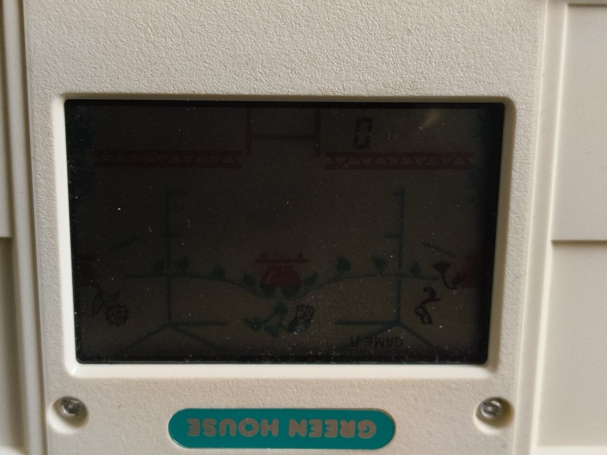 Used Nintendo Game & Watch GREEN HOUSE Multi Screen concole