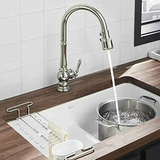 Robinet De Cuisine Kohler Artifacts Konnect Haute Technologie - Nickel Poli - Neuf En Boîte Ouverte