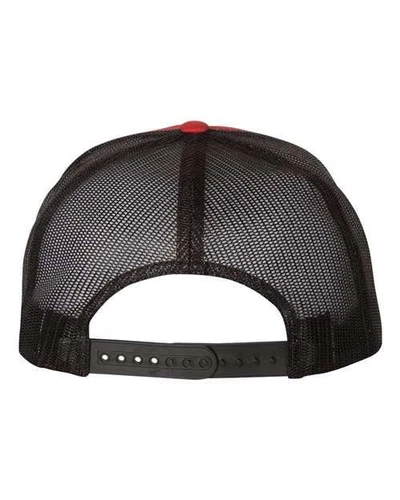 Yupoong 6006 YP Classics 5-Panel Trucker Hat Mesh Back Snapback Flat Bill Cap