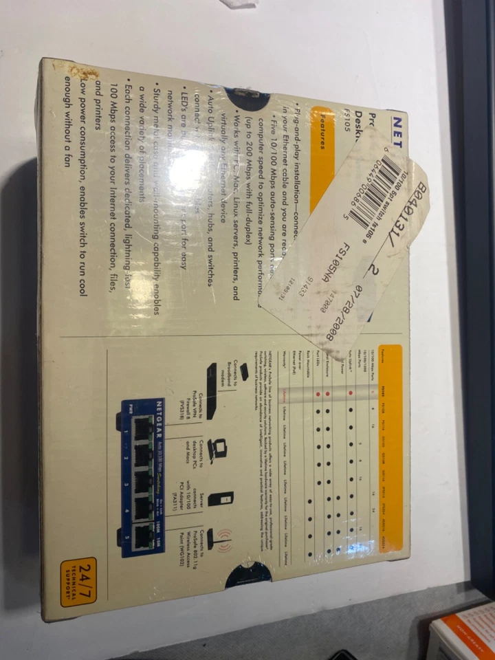 NetGear ProSafe 5-port10/100 desktop switch new in box - Image 4 of 4