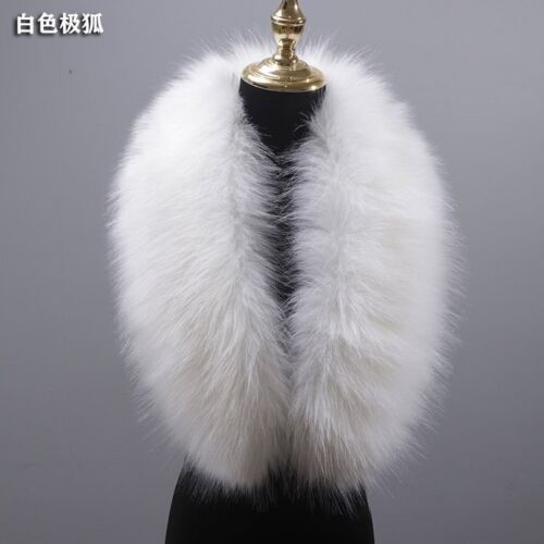 Women Real Fox Fur Collar Winter Neck Warm Natural Fox Fur Scarf Luxury Scarves - Picture 3 of 39