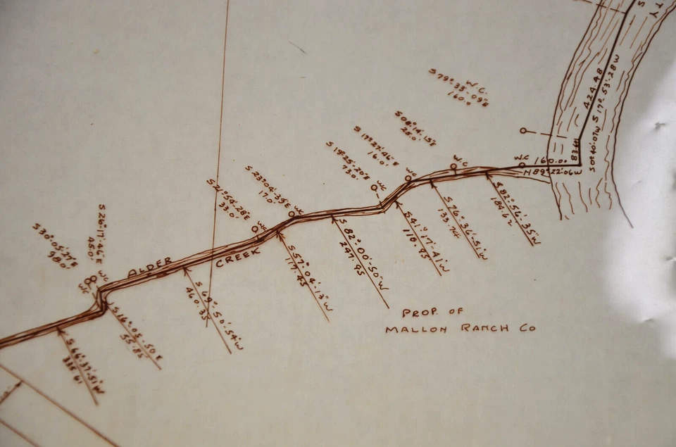 Lote 7 mapas de encuesta Beaverhead County Montana Big Hole Wise River Alder Creek COS Foto 3 de 4