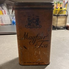Vintage Mayfair Tea Tin 1/2 lb., The Great Atlantic & Pacific Tea Co.