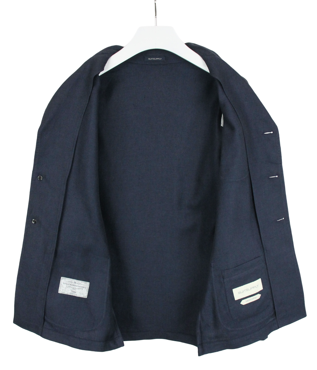 s*d様 60’s British vintage linen jacket SUITSUPPLY Greenwich Jacket Men's UK 36 Vintage Linen Silk