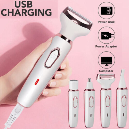 4 in 1 Electric Lady Women Shaver Hair Arm Leg Bikini Face Remover Razor Trimmer - Picture 7 of 17