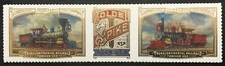 2019 Scott #5378-5380 - Forever - TRANSCONTINENTAL RAILROAD - Strip of 3 Stamps