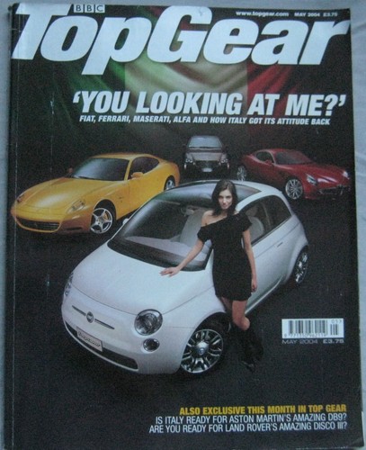 Top Gear Magazin Mai 2004 mit Maserati, Aston Martin, Ferrari, BMW, Audi