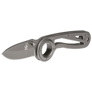 12 Survivors Titanium Finish Bke Folding Knife (812495021121)
